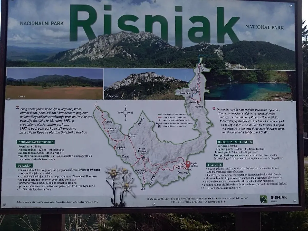 Apartman Ris Gorski Kotar Crni Lug